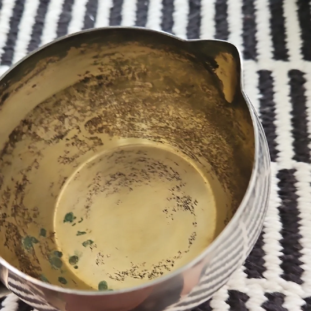 Elegant Silver Creamer and Sugar Bowl Set